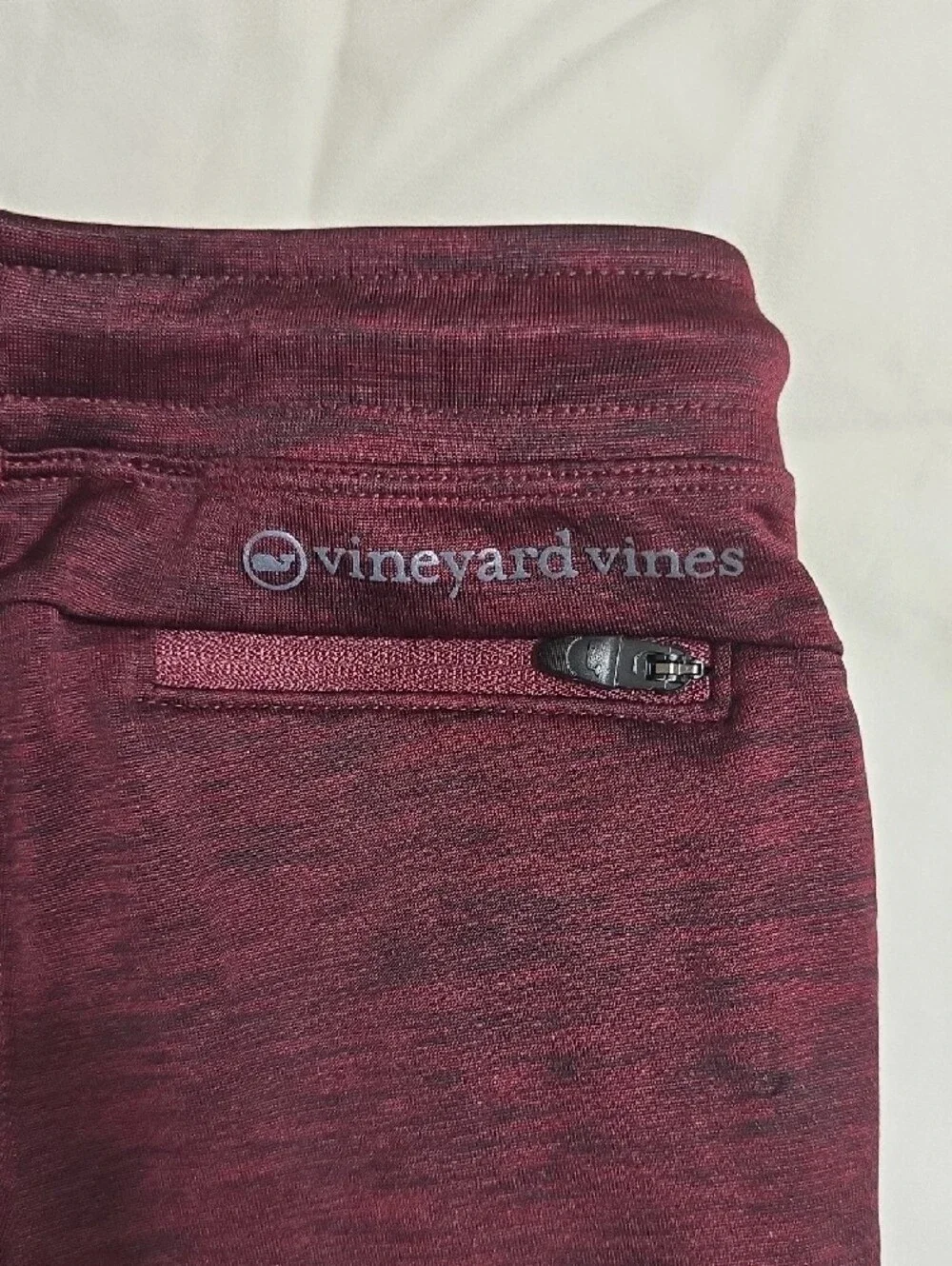 Vineyard Vines Kids Burgundy Drawstring Joggers